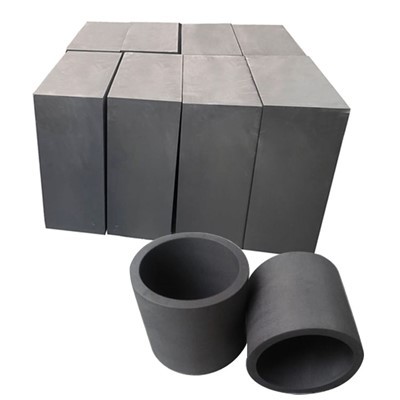 एल्यूमीनियम वैक्यूम वाष्पीकरण क्रूसिबल के लिए ग्रेफाइट ब्लॉक